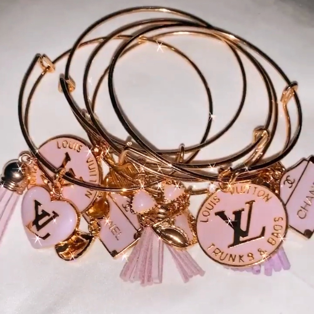 PURPLE REIGN CHARM BANGLES
